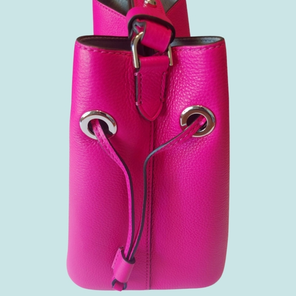 NWT Kate Spade Marti Small Bucket Bag (Bright Magenta) - Picture 7 of 10
